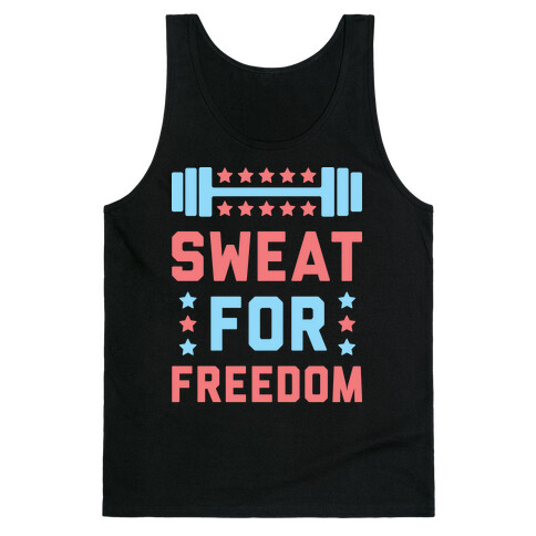 Sweat For Freedom (White) Tank Top