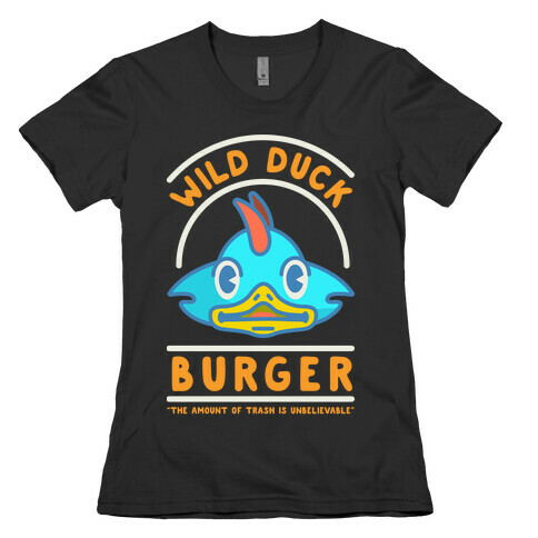 Wild Duck Burger Orange Womens T-Shirt