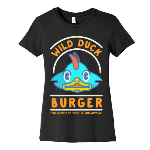 Wild Duck Burger Orange Womens T-Shirt