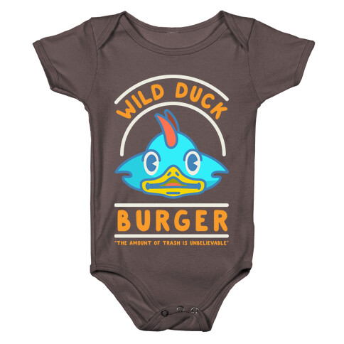 Wild Duck Burger Orange Baby One-Piece