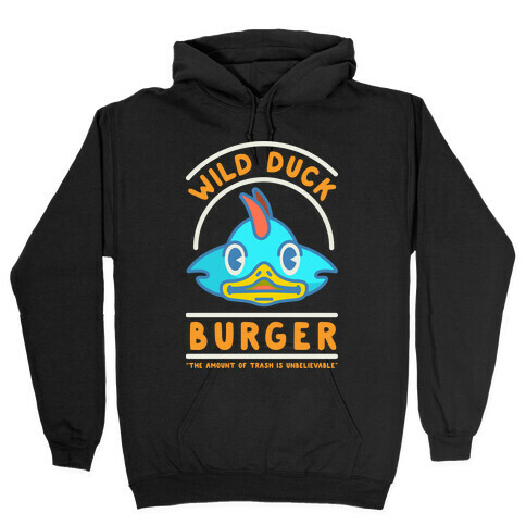 Wild Duck Burger Orange Hooded Sweatshirt