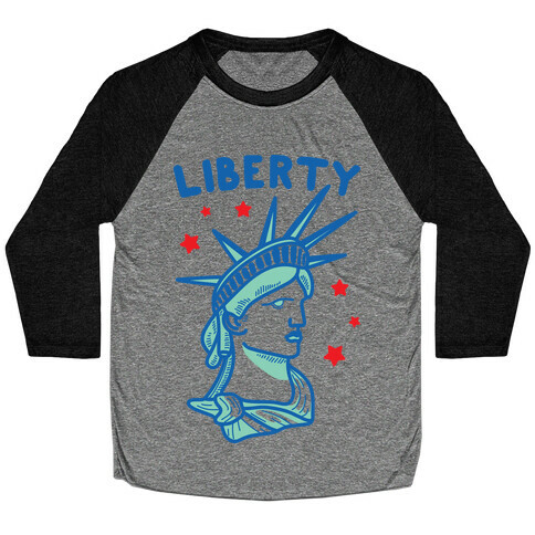 Liberty & Justice 1 Baseball Tee