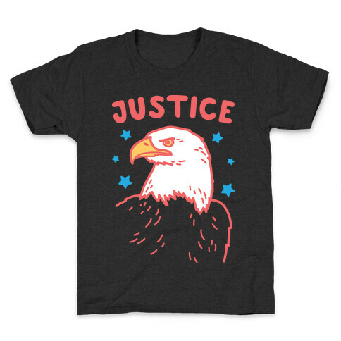 Liberty & Justice 2 (White) Kids T-Shirt