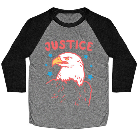 Liberty & Justice 2 (White) Baseball Tee