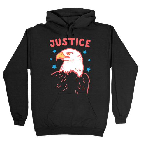 Liberty & Justice 2 (White) Hooded Sweatshirt