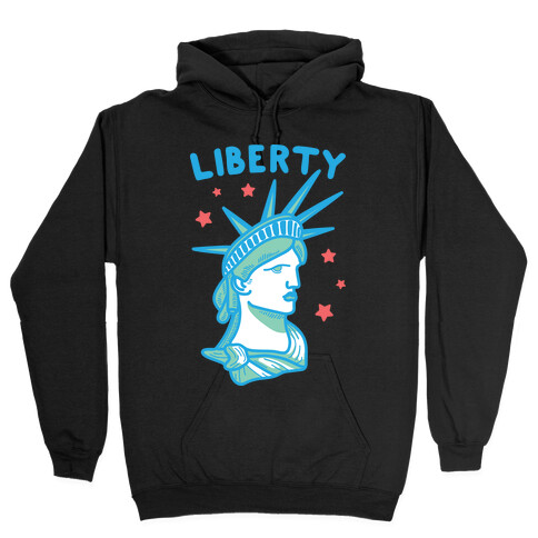 Liberty & Justice 1 (White) Hooded Sweatshirt