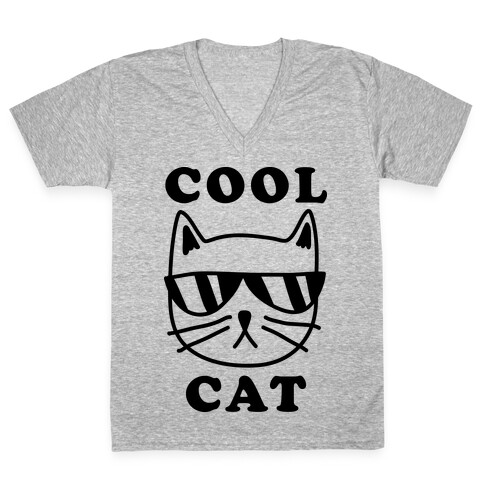 Cool Cat V-Neck Tee Shirt