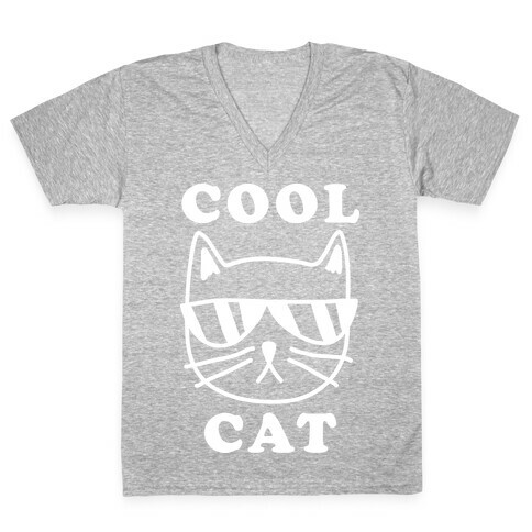 Cool Cat V-Neck Tee Shirt