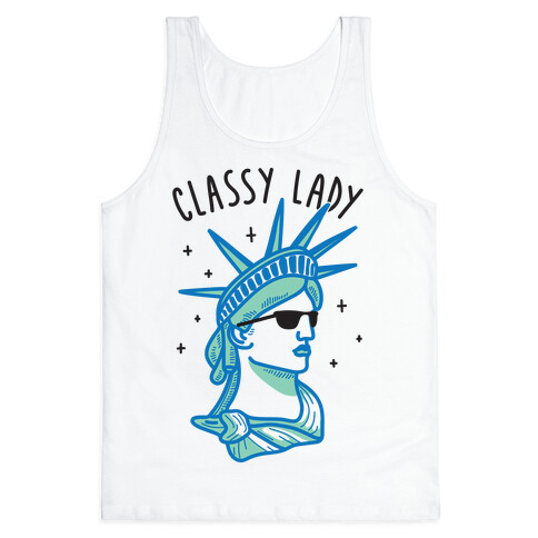 Classy Lady Liberty Tank Top
