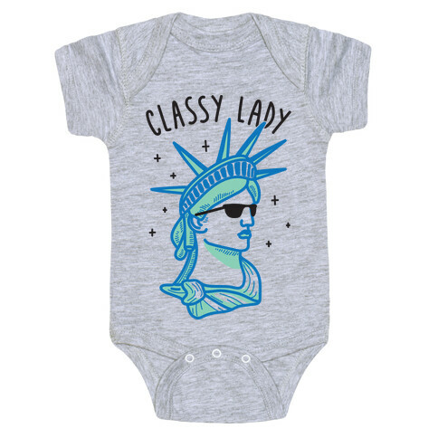 Classy Lady Liberty Baby One-Piece