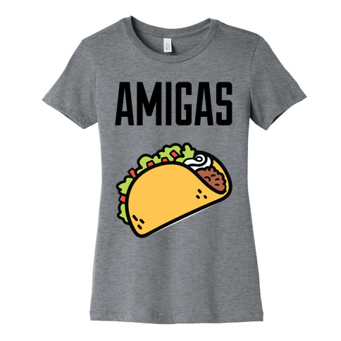 Best Amigas (Taco) Womens T-Shirt