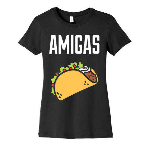 Best Amigas (Taco) Womens T-Shirt