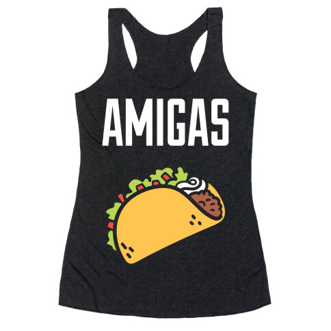 Best Amigas (Taco) Racerback Tank Top