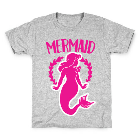 Mermaid Sisters (Pink) Kids T-Shirt