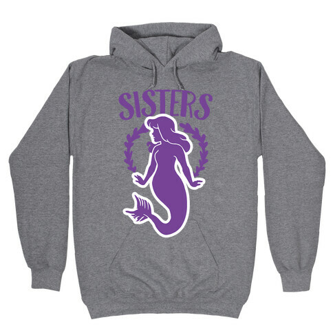 Mermaid Sisters (Purple) Hooded Sweatshirt