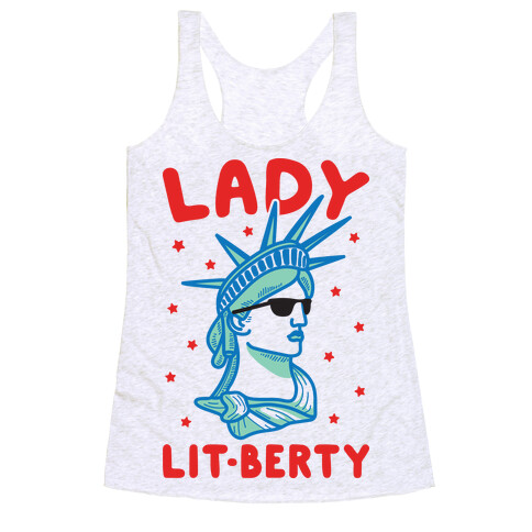 Lady Lit-berty Racerback Tank Top