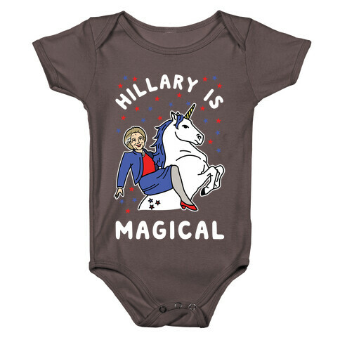 Hillary is Magical Alt Baby One-Piece