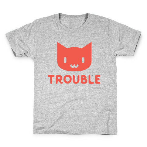 Trouble Cat Kids T-Shirt