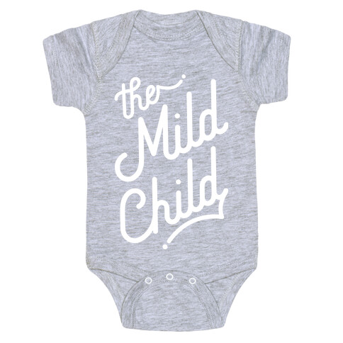 The Mild Child White Baby One-Piece