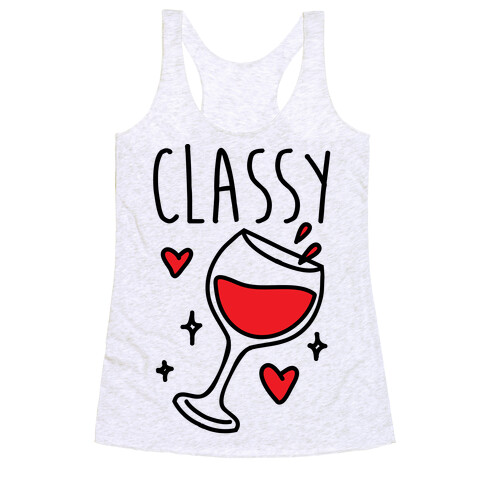 Classy Bitches 1 (cmyk) Racerback Tank Top