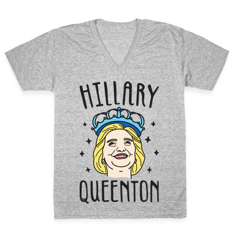 Hillary Queenton V-Neck Tee Shirt