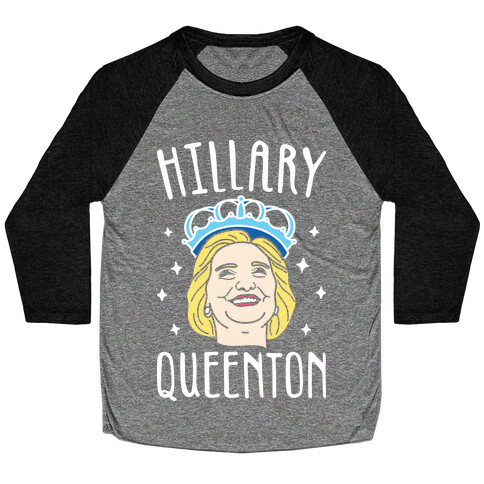 Hillary Queenton (White) Baseball Tee