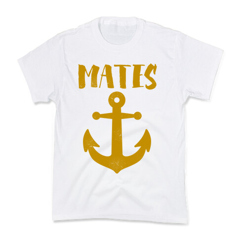 Best Mates Anchor (cmyk) Kids T-Shirt