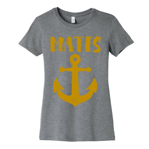 Best Mates Anchor (cmyk) Womens T-Shirt