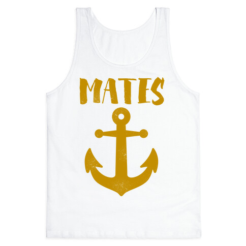 Best Mates Anchor (cmyk) Tank Top