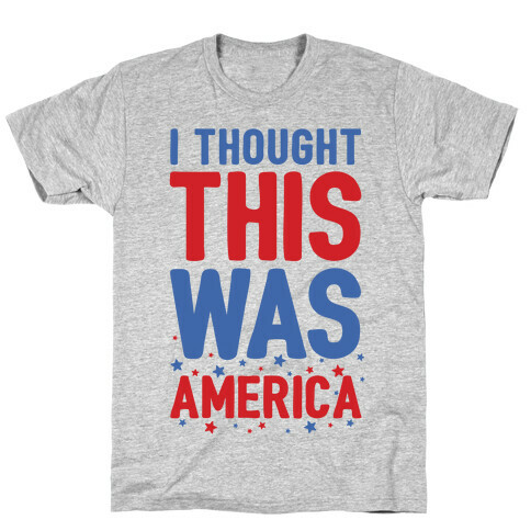 I Thought This Was AMERICA (cmyk) T-Shirt
