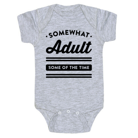 Somewhat Adult Baby One-Piece