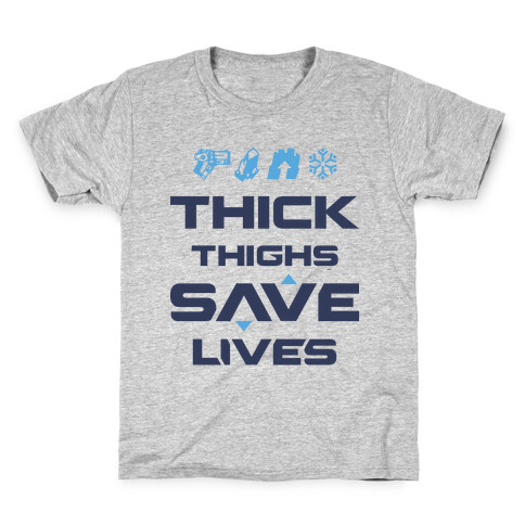 Thick Thighs Saves Lives Mei Kids T-Shirt