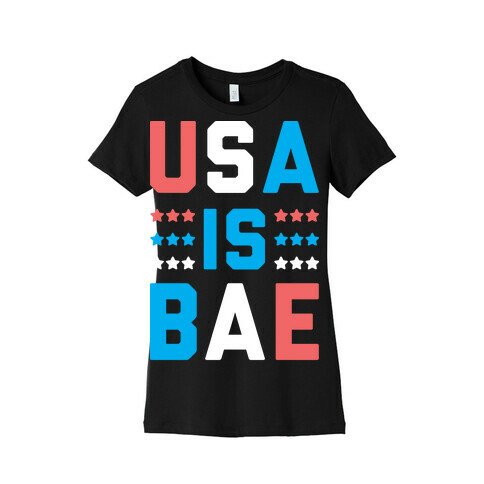 USA is BAE (White) Womens T-Shirt