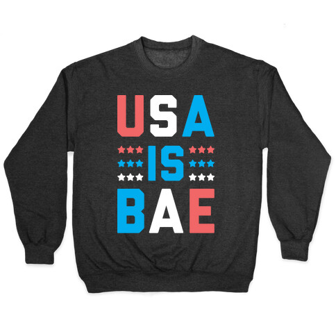 USA is BAE (White) Pullover