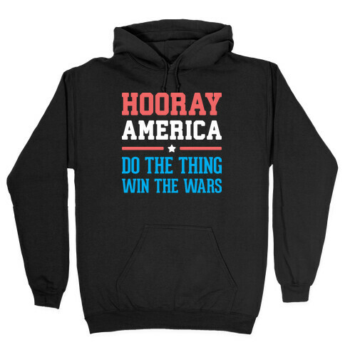 Hooray America (White) Hooded Sweatshirt