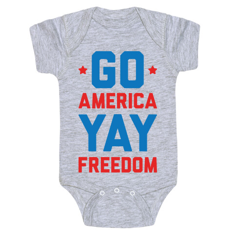 Go America Yay Freedom Baby One-Piece