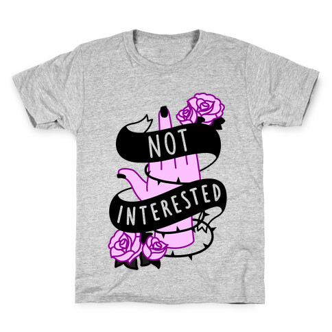 Not Interested Kids T-Shirt