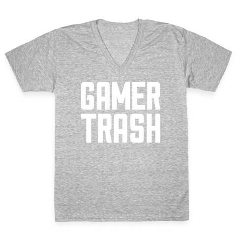 Gamer Trash V-Neck Tee Shirt