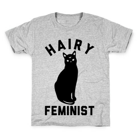 Hairy Feminist Kids T-Shirt