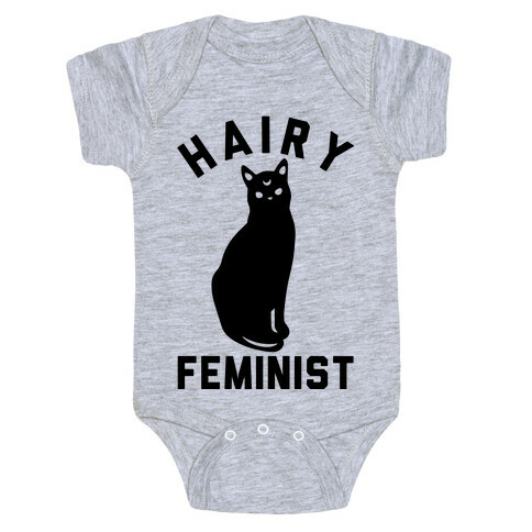 Hairy Feminist Baby One-Piece