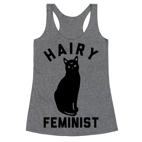 Hairy Feminist Racerback Tank Top