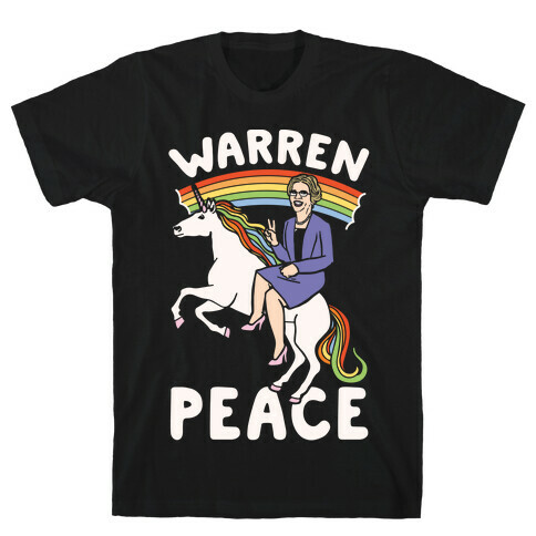 Warren Peace White Print T-Shirt