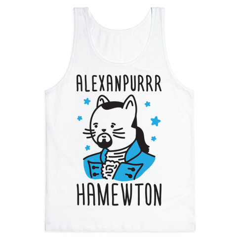 Alexanpurrr Hamewton Parody Tank Top