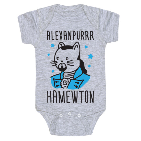 Alexanpurrr Hamewton Parody Baby One-Piece