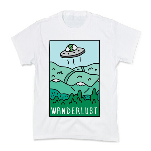 Wanderlust UFO Kids T-Shirt