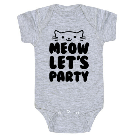 Meow Let's Party Baby One-Piece