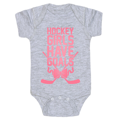 Hockey Girls Have Goals Baby One-Piece