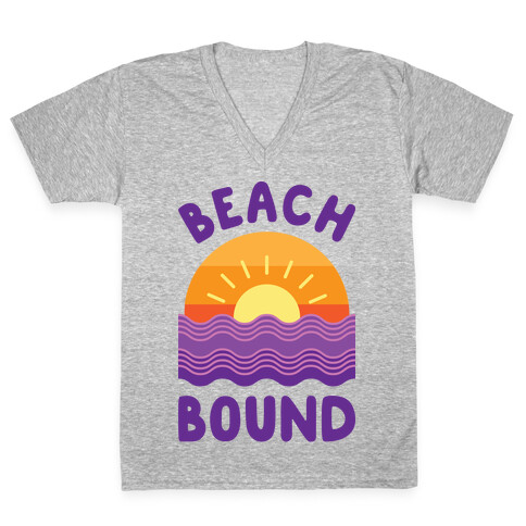 Beach Bound V-Neck Tee Shirt