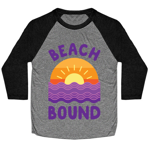 Beach Bound Baseball Tee