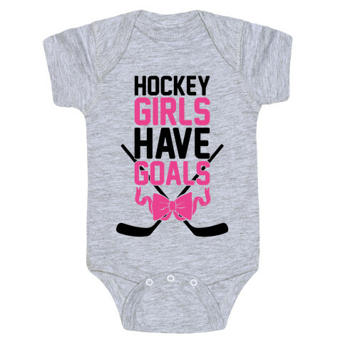 Hockey Girls Have Goals Baby One-Piece